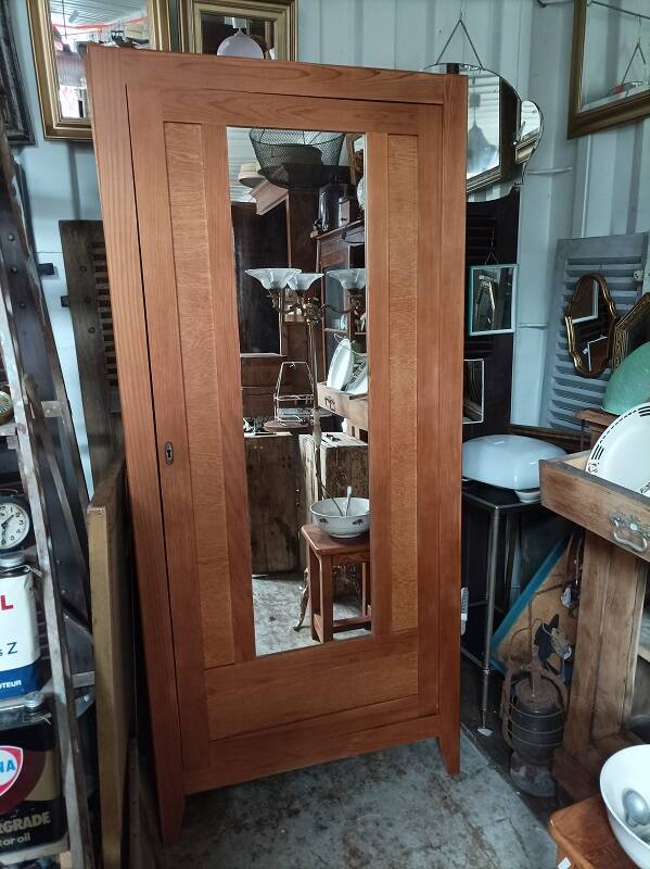 Parisian wardrobe in wood