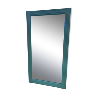 Large old mirror patinated in green  95x170cm