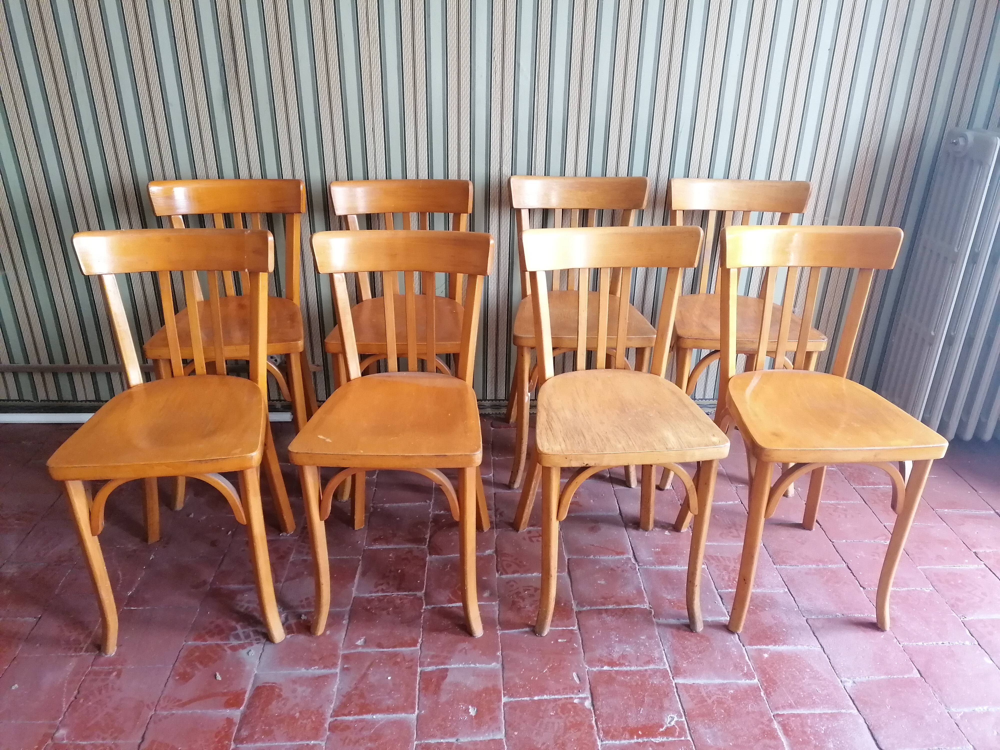 Lot 8 Baumann bistro chairs