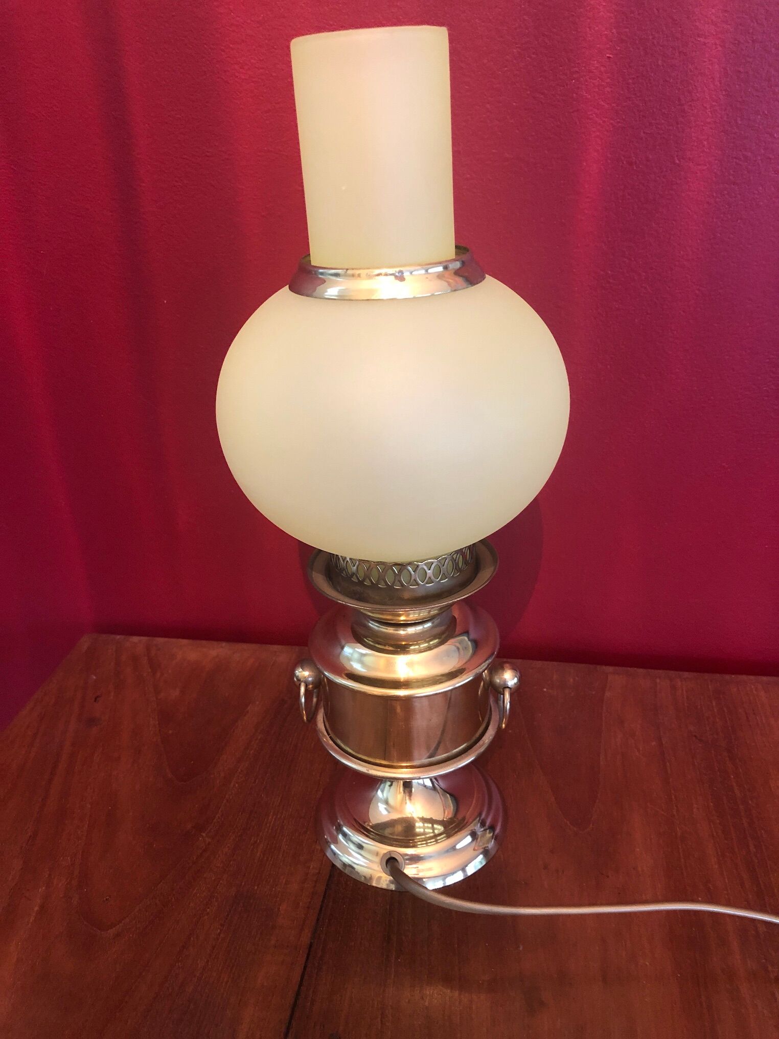 Brass marine lamp