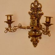 Applique murale suédoise en laiton, style milieu du siècle