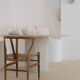Omega 120 cm D dining table
