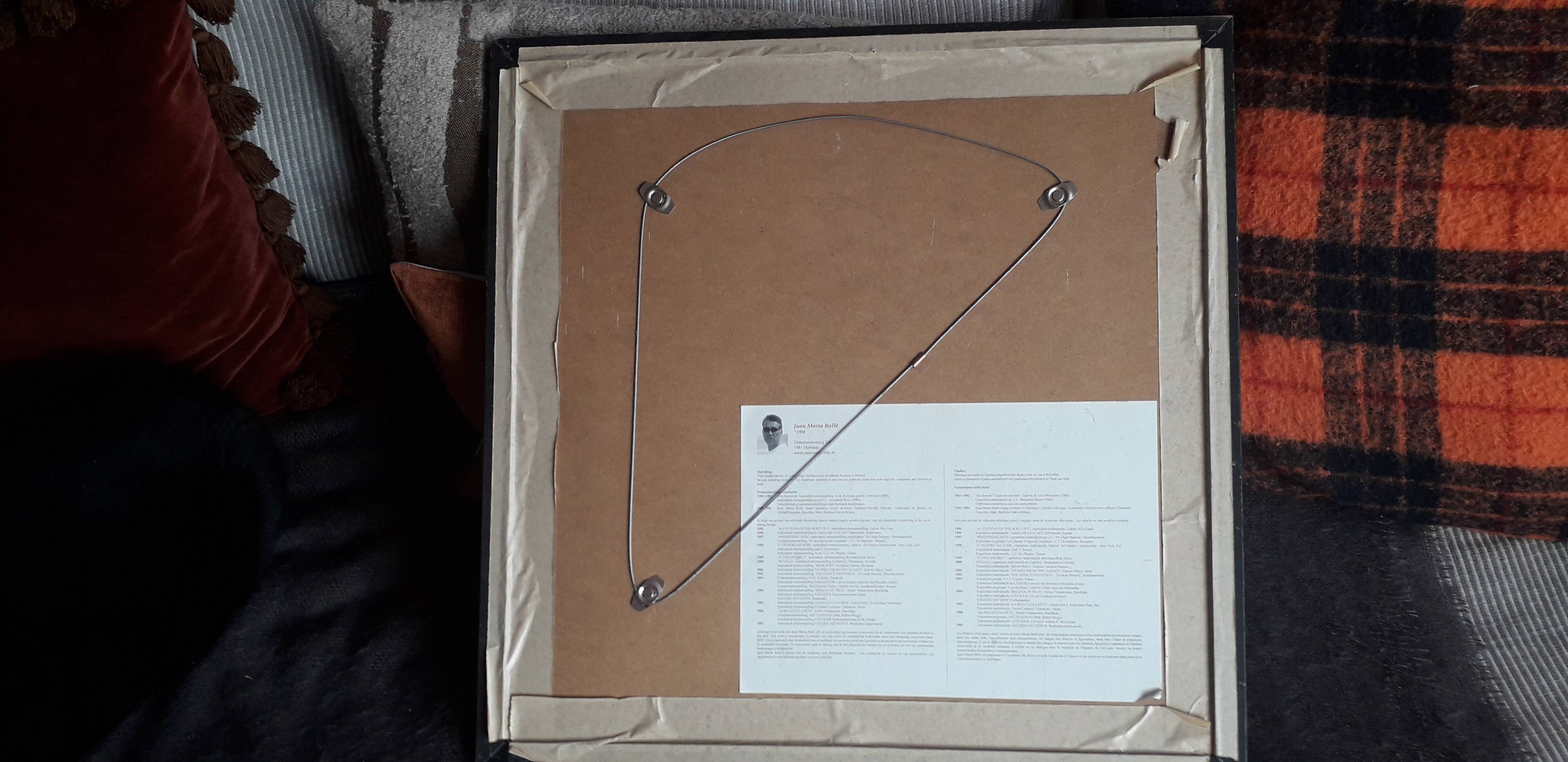 Contemporary painting signed by Juan Maria Bollé