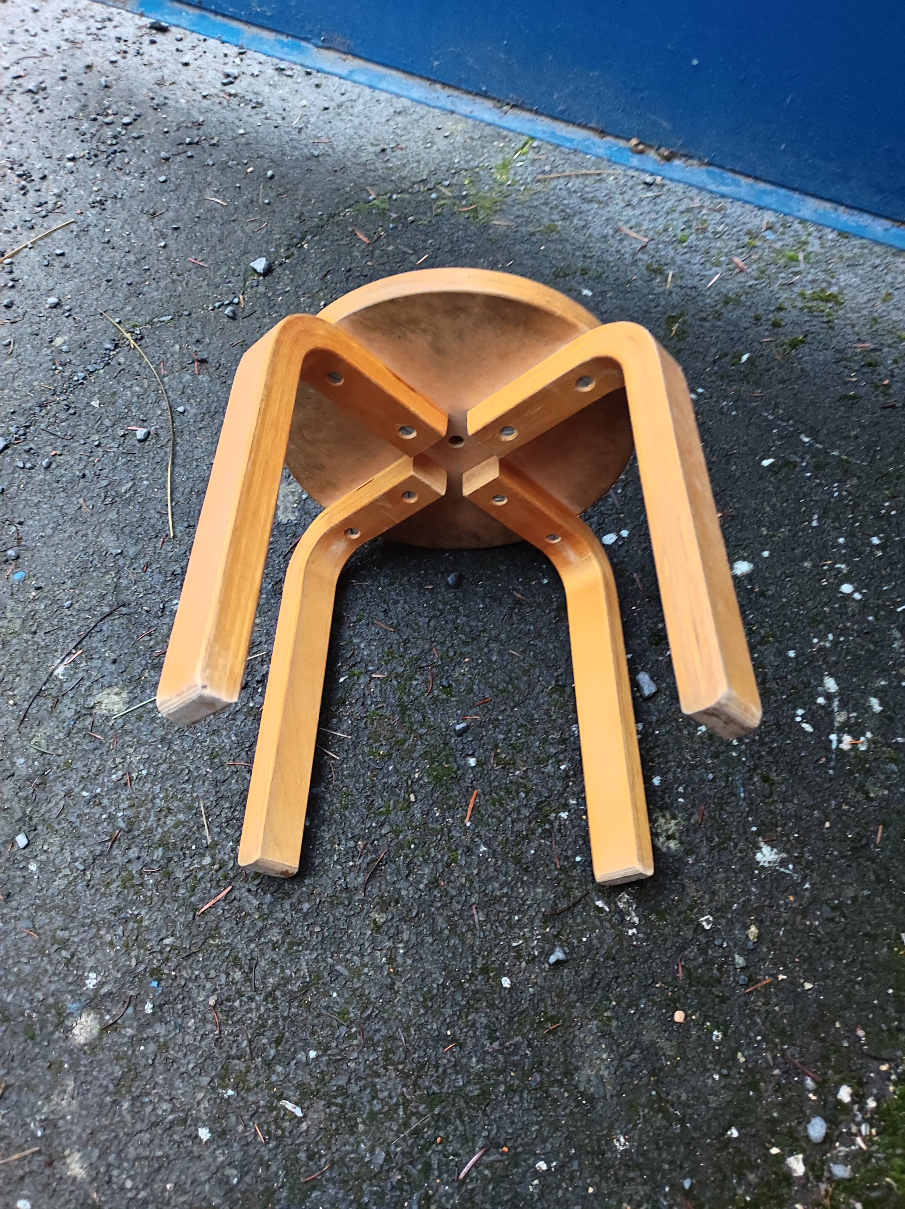 Children's wooden stool