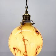 Art Deco lamp in opaline glaze Verreries de Scailmont Henri Heemskerk Belgium