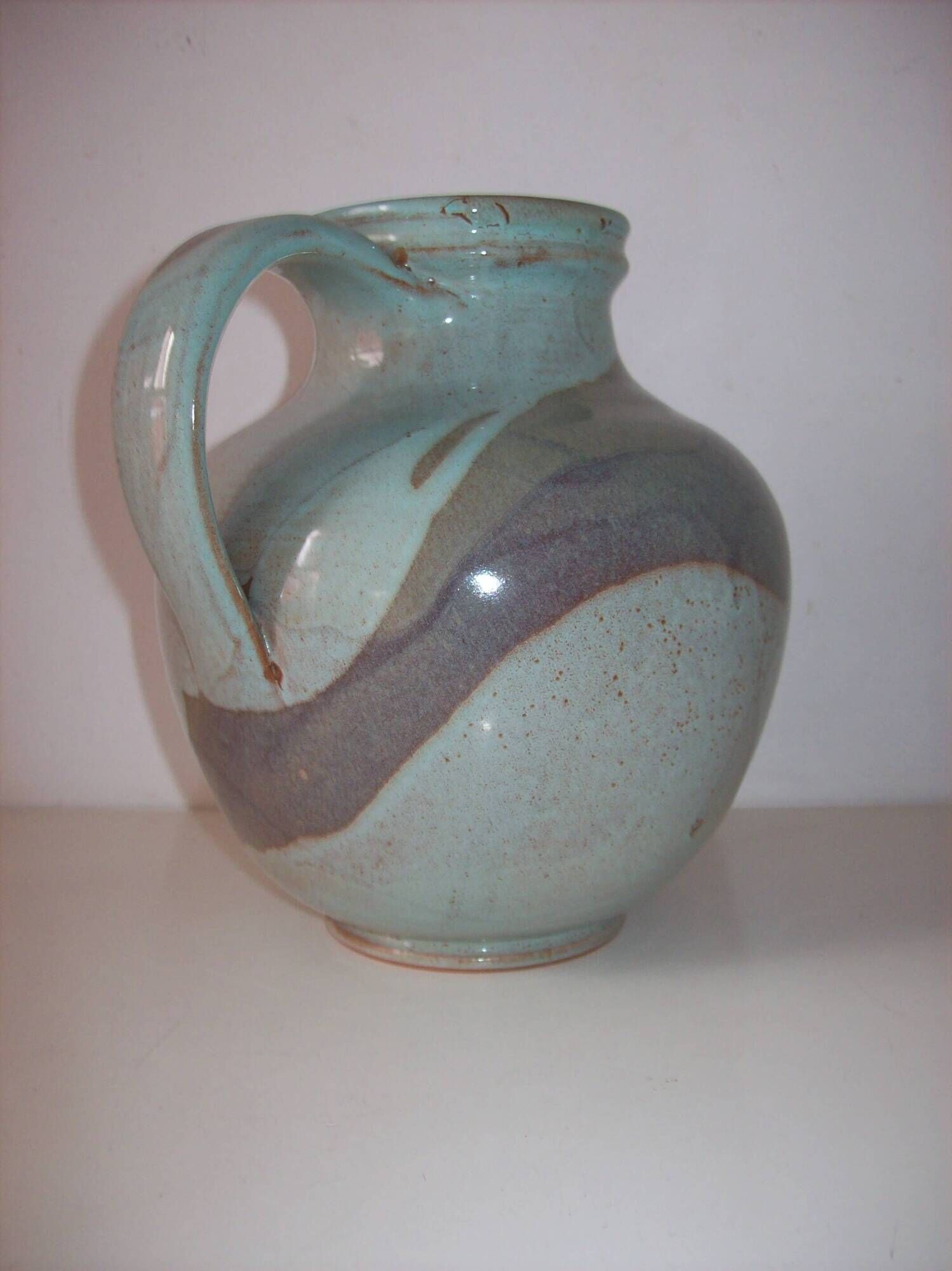 Ceramic jug signed Paturel