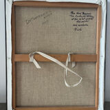 Flowers, oil on canvas signed by Nicole de Fourmantel, 1997