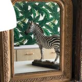 Philippe Louis mirror in gilded stucco