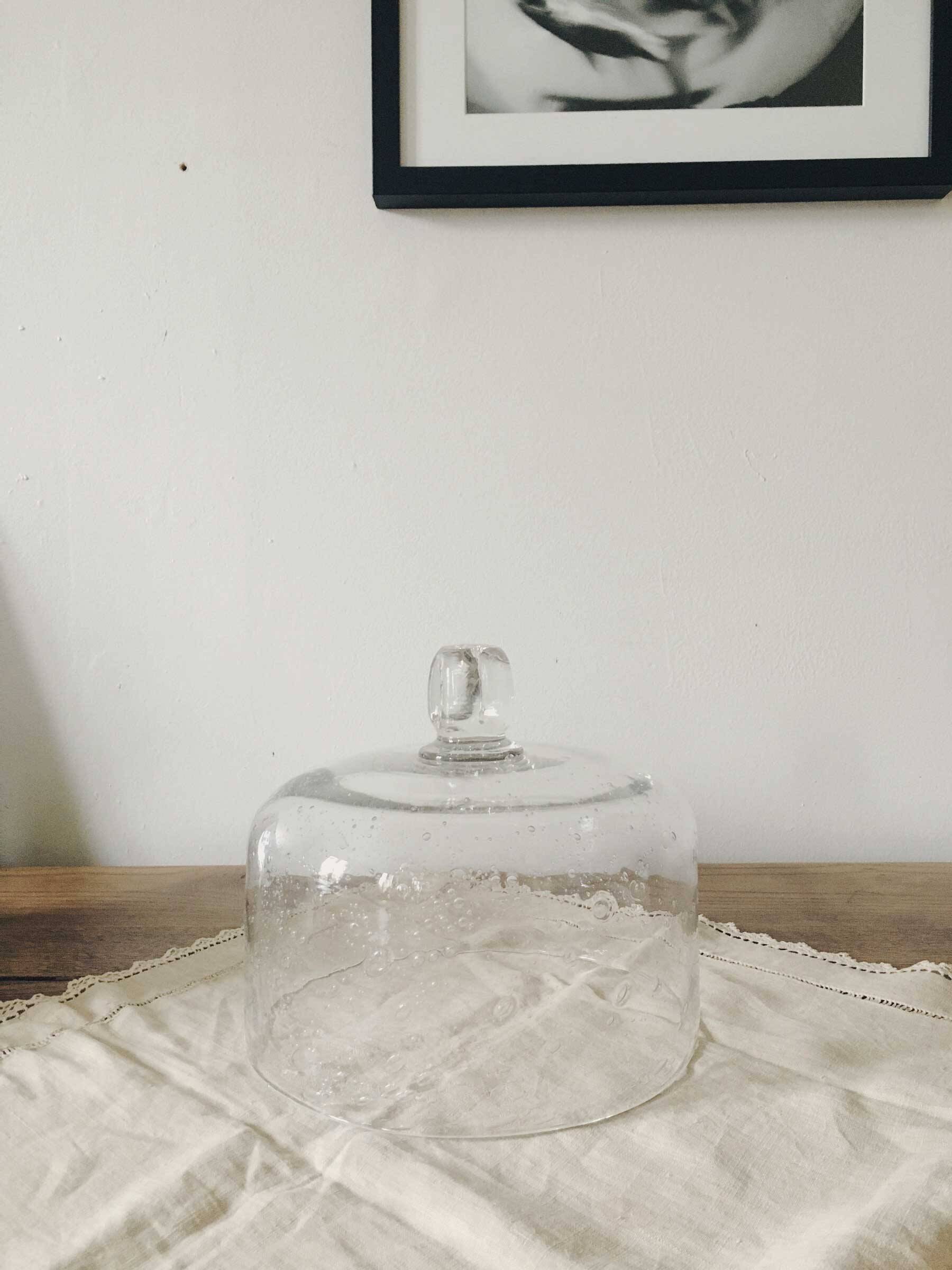 Bubble glass cheese bell from Biot