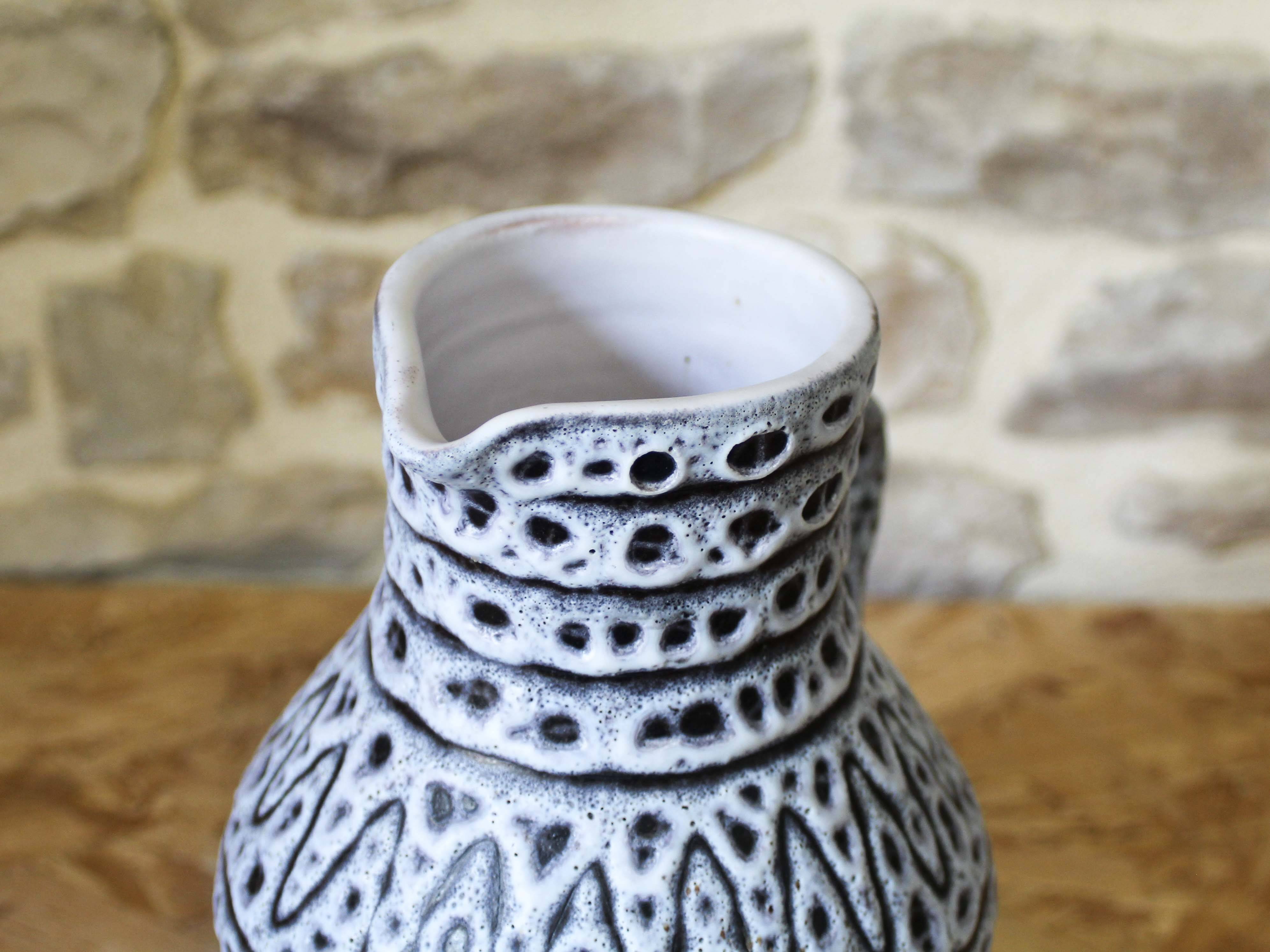 Jean Austruy ceramic pitcher