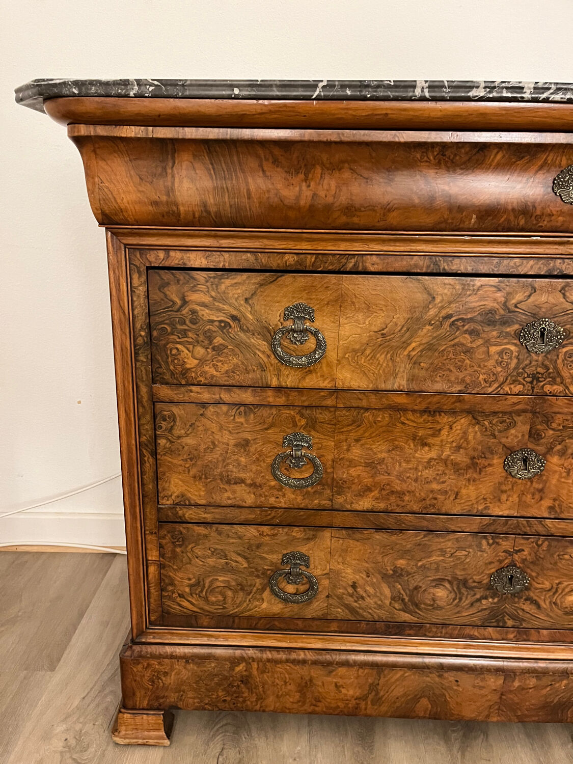 Louis Philippe commode with marble top