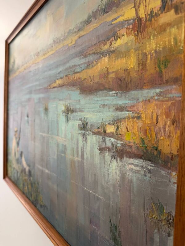 Tableau scène de chasse suzette mezie