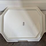 Old Dish Plate Handle Gien Earthenware Ceramic Renaissance Decor