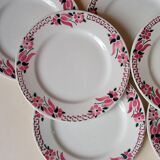 Dessert plates from Saint Amand