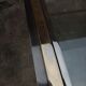 Table basse verre et chrome