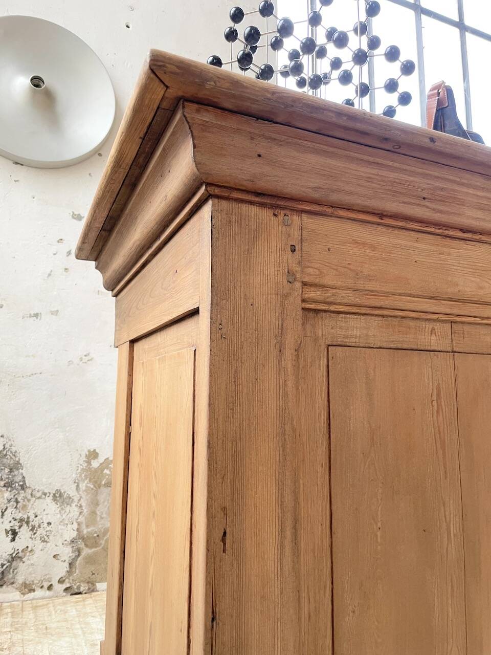 2m pine counter or central island with storage