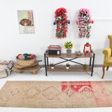 Short turkish runner rug 89x256cm