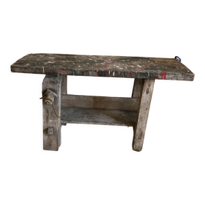 Établi ancien en bois