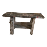 Old wooden workbench