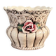 Italian earthenware cache-pot - Majolica - Bassano Pottery - Ref 1218