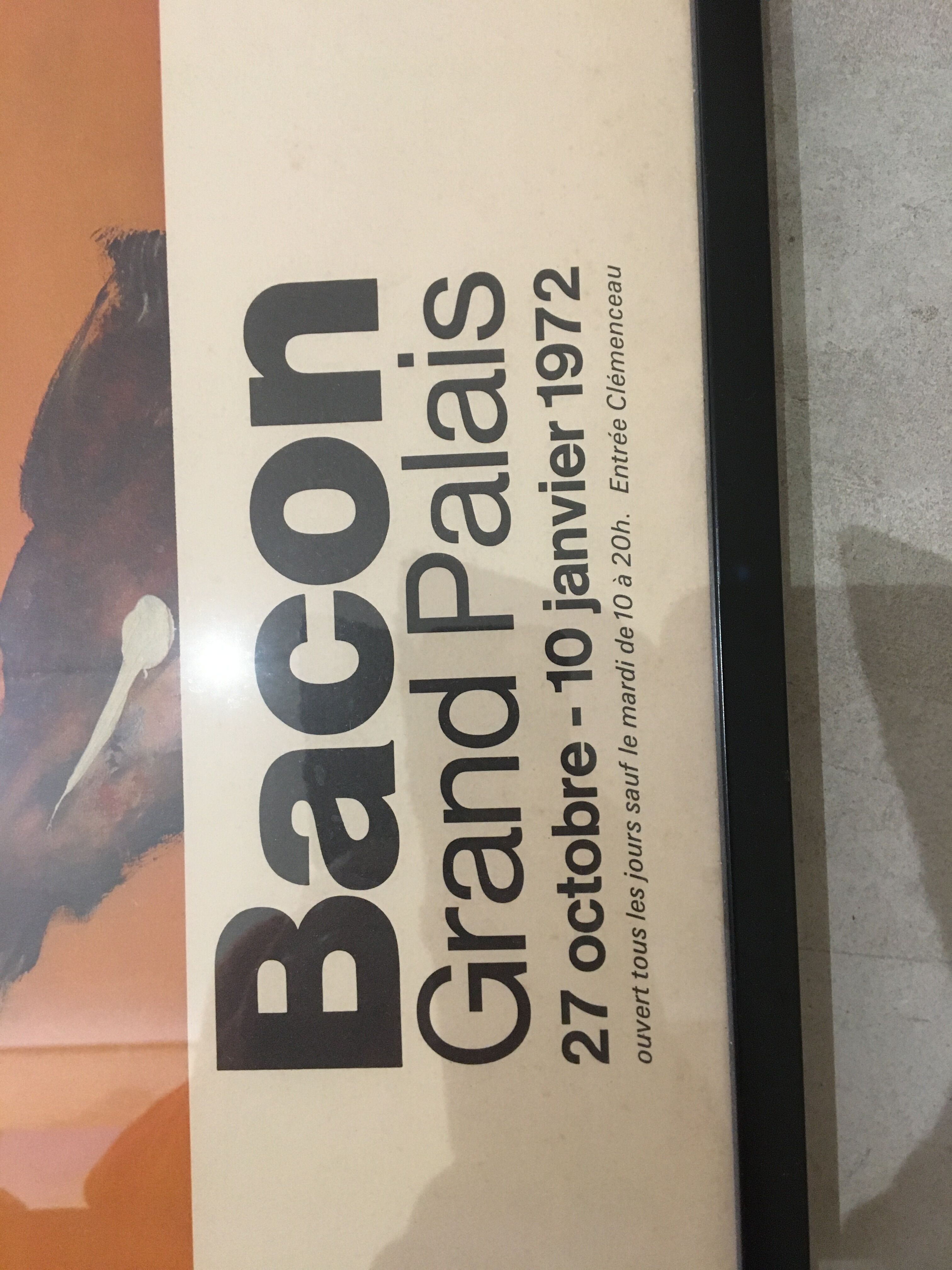 Francis Bacon Original Poster