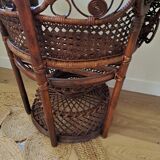 Emmanuelle rattan armchair