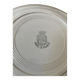 Flat faience plates from saint amand and hamage