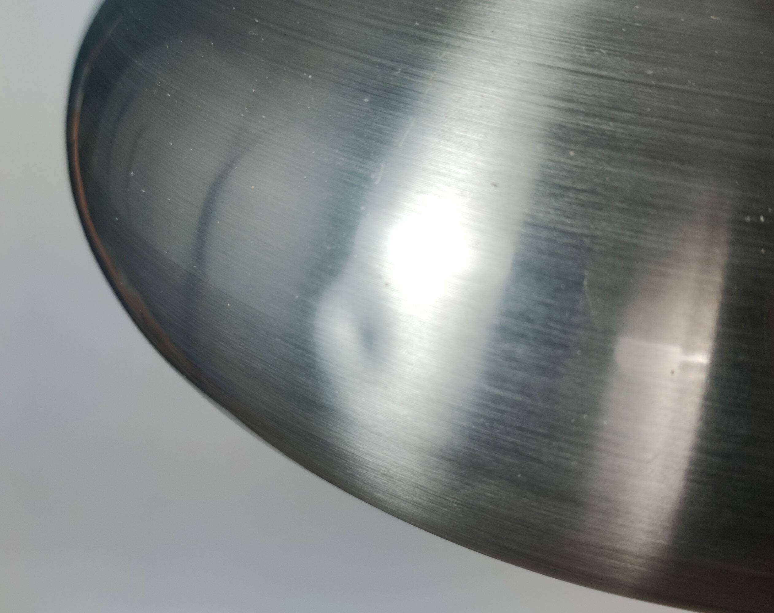 Lampe à suspension vintage 'Orient' en aluminium et teck de style Fog et Morup des années 1970