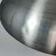 Lampe à suspension vintage 'Orient' en aluminium et teck de style Fog et Morup des années 1970
