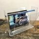 Roche & Bobois 80's vintage Plexiglas magazine rack