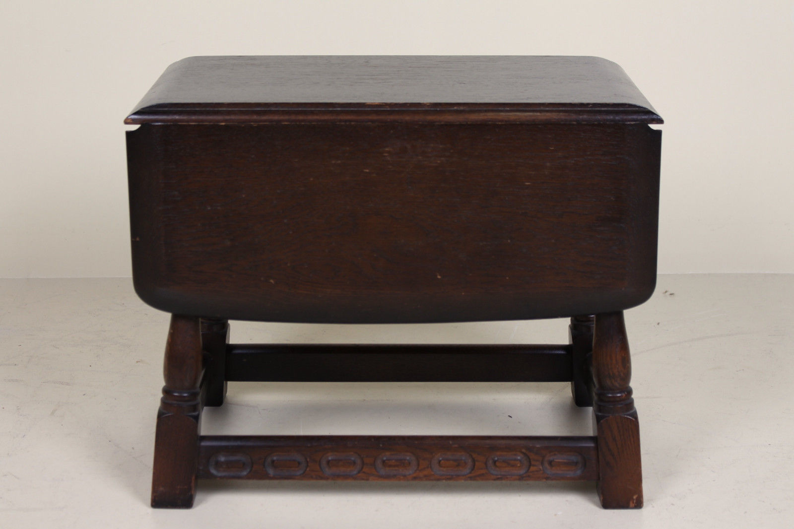 Antique vintage oak side table