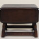 Antique vintage oak side table