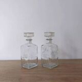 Paire de carafes à whisky