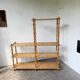 Large rattan shelf 1960