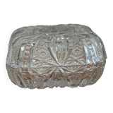 Bohemian crystal bonbonnière