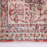 6x10 red classic floral vintage rug 314x197cm