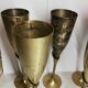 Vintage champagne flutes