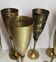 Vintage champagne flutes
