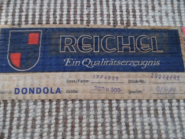 Reichel carpet years 70  - 200x300cm