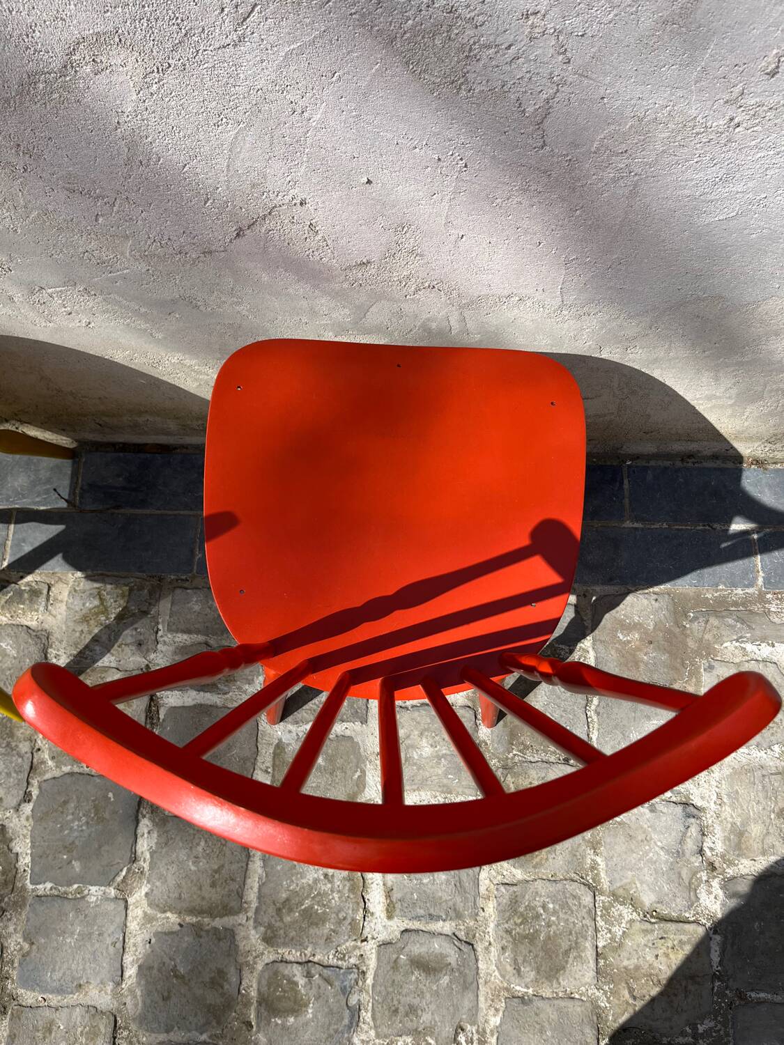 Brick red Baumann chair