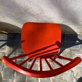 Brick red Baumann chair