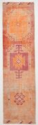 3x12 modern vintage runner rug, 96x355cm