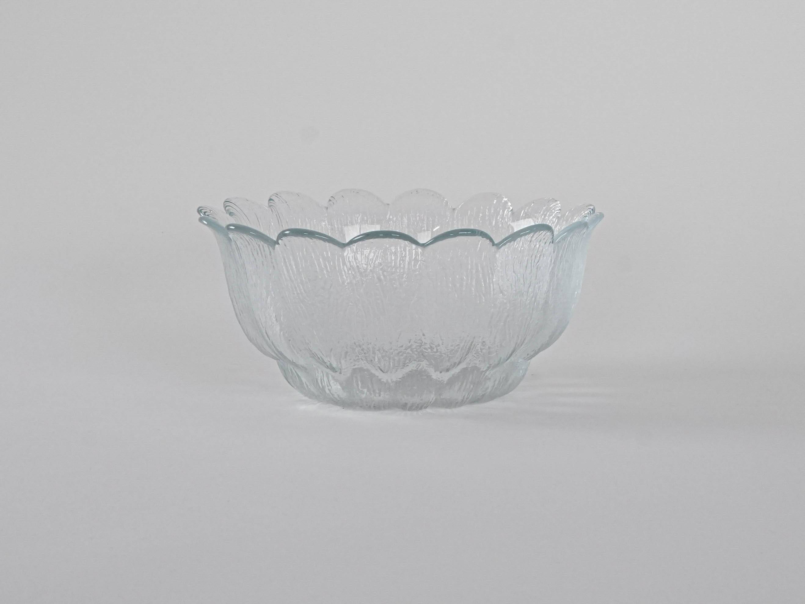 Glass bowl, Danish design, 1970s, manufacturer: Holmegaard