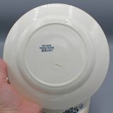 Lot 9 plate plates hb & cie earth of iron - sevigne 23 cm