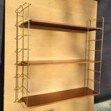 Tomado style string gold metal shelves