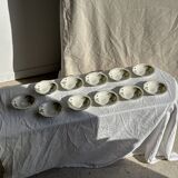 Set of 11 fruit-patterned bowls The Chartwell Collection England D17