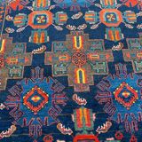 Tapis ancien persan Malayer couloir 109x525 cm
