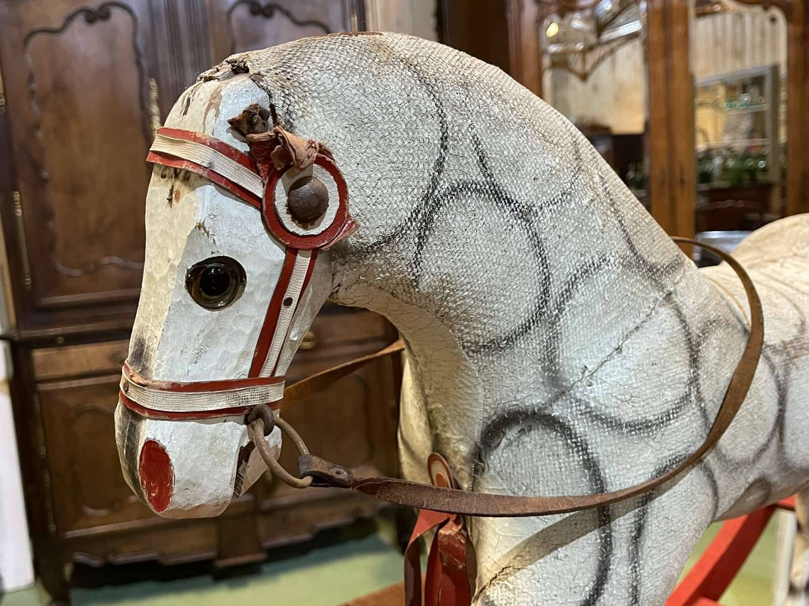 English rocking horse from the early 20th century.