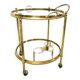 Brass bar cart