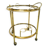 Brass bar cart